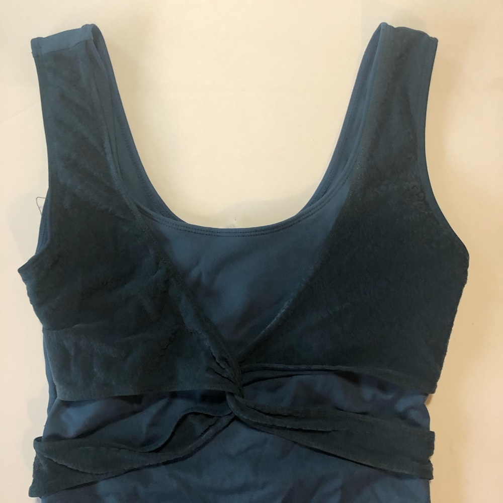 New York City Ballet Leotard with Floral Mesh